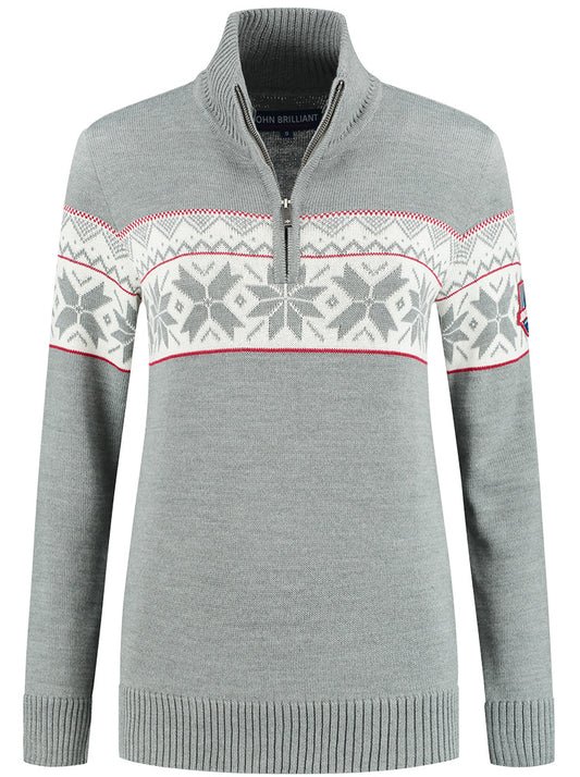 Wirvelvind Nordic Damtröja Sollefteå, Grå