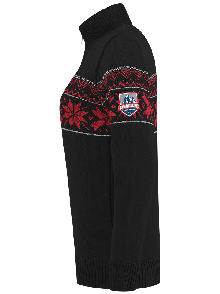 Wirvelvind Nordic Damtröja Ullgenser, Svart