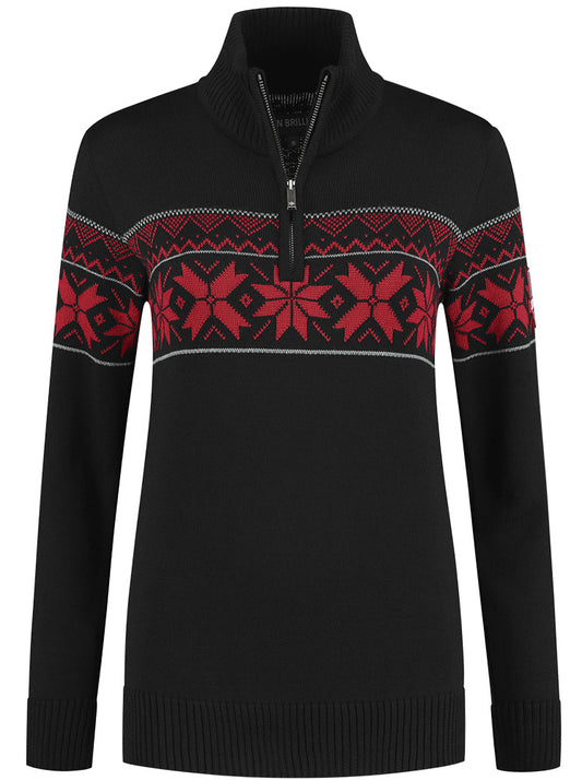 Wirvelvind Nordic Damtröja Ullgenser, Svart