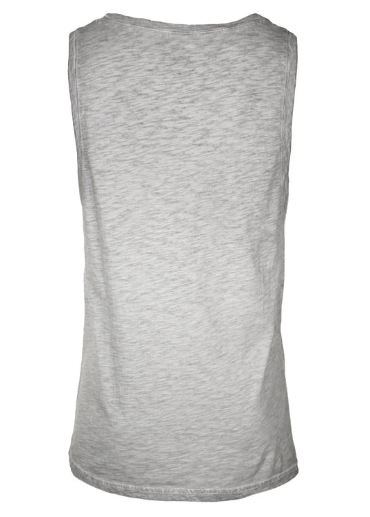 Wirvelvind "Truck" Ärmlös t-shirt, Grå fläckig