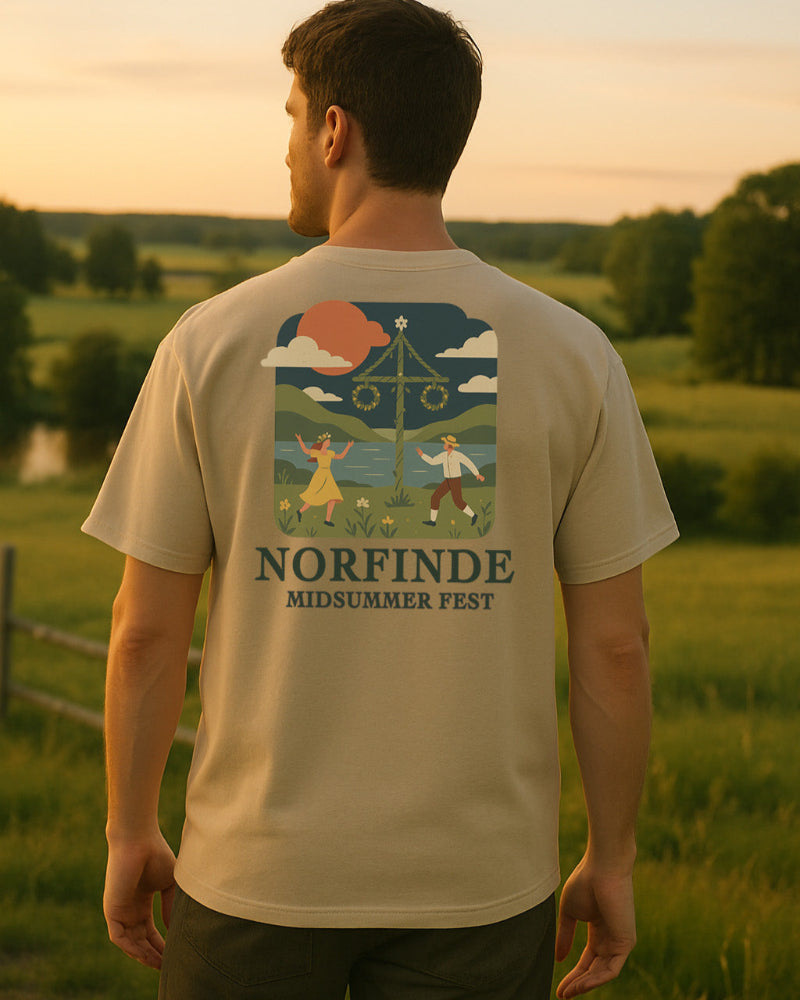 T-shirt – Midsummer Fest Celebration (Oversized Faded Edition)