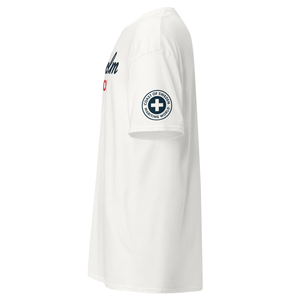 Stockholm Mariner t-shirt med Coast of Sweden-tryck på vänster ärm