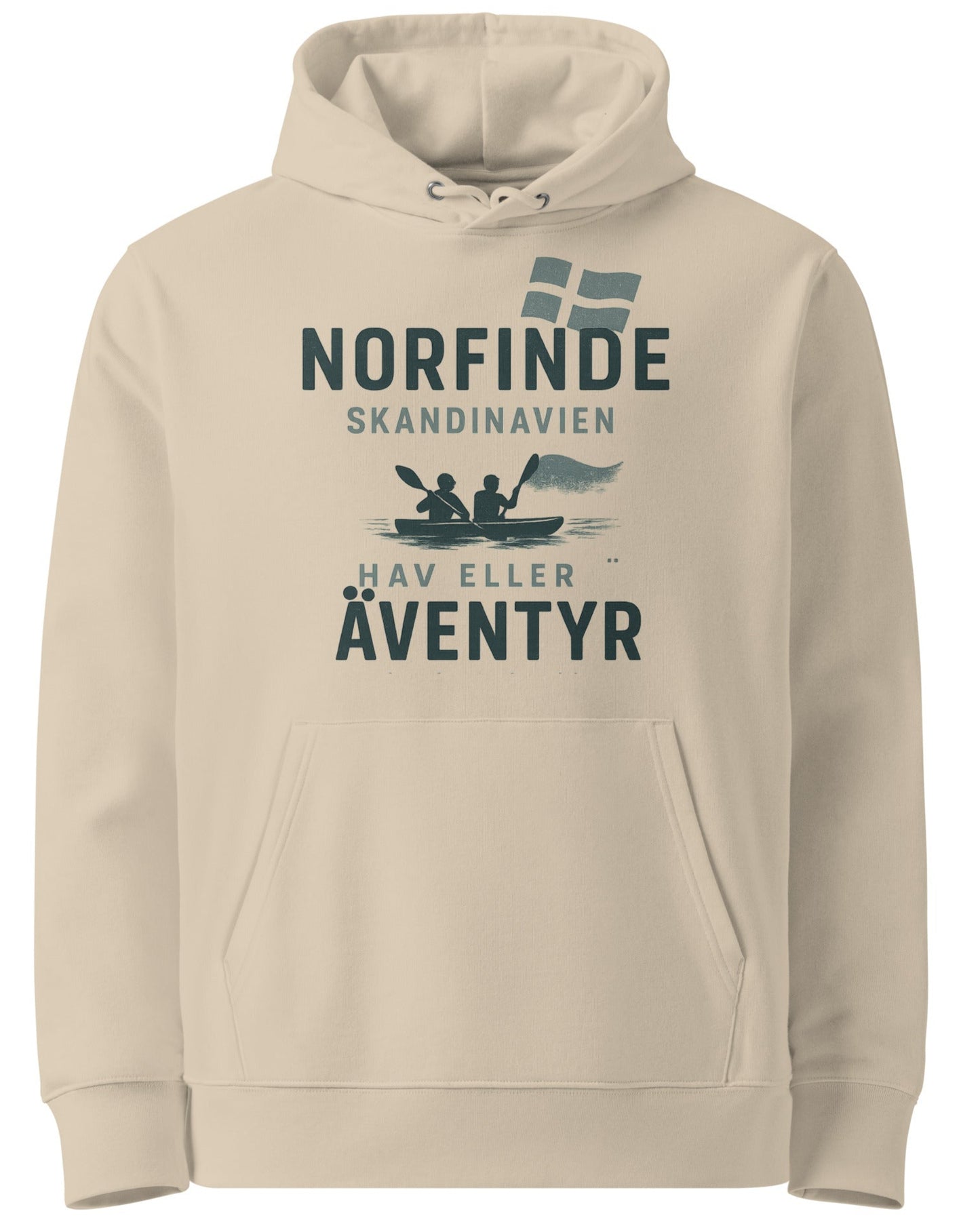 Organic Hoodie – Sea or Adventure, Sand