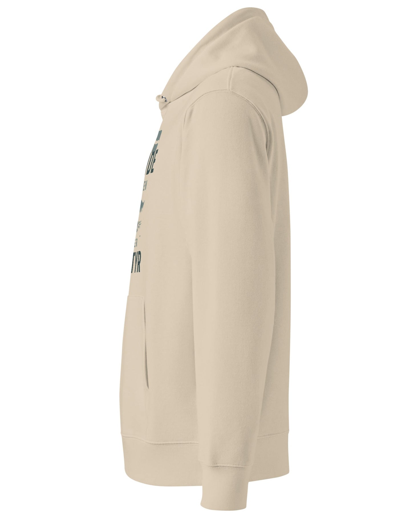 Organic Hoodie – Sea or Adventure, Sand
