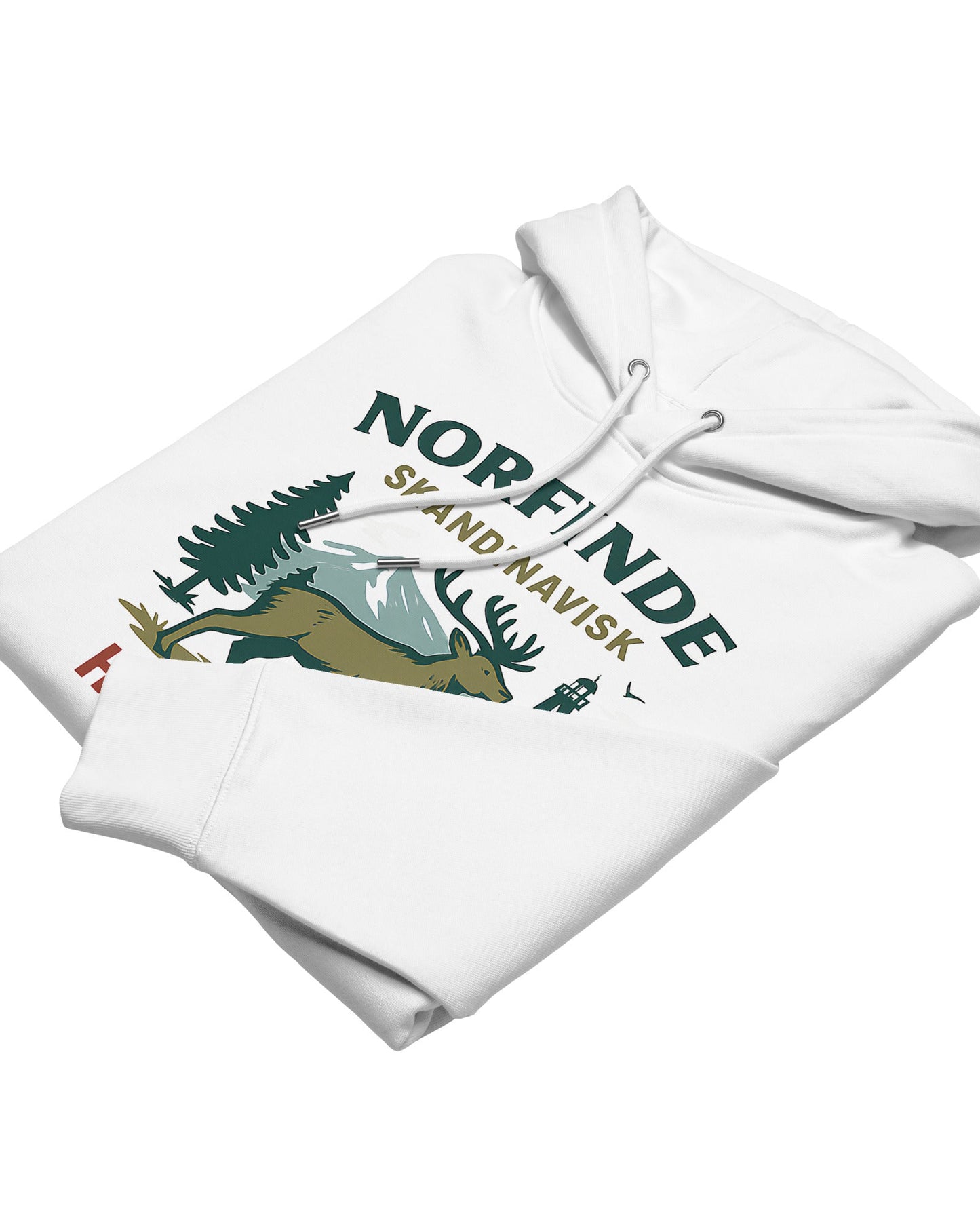 Scandinavian Hoodie – Heritage & Adventure, Black