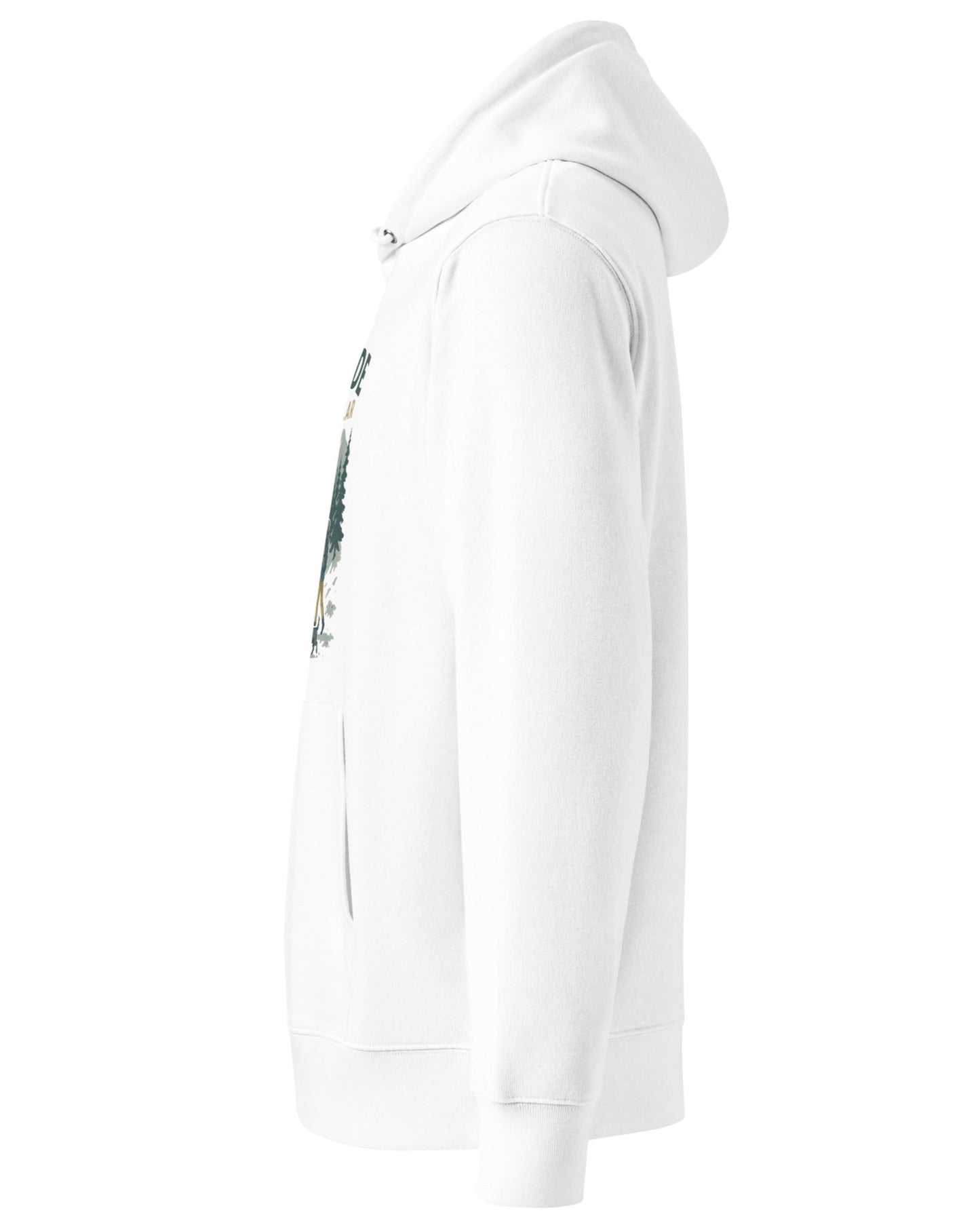 Steg mot frihet – Fjälläventyr Hoodie, Vit