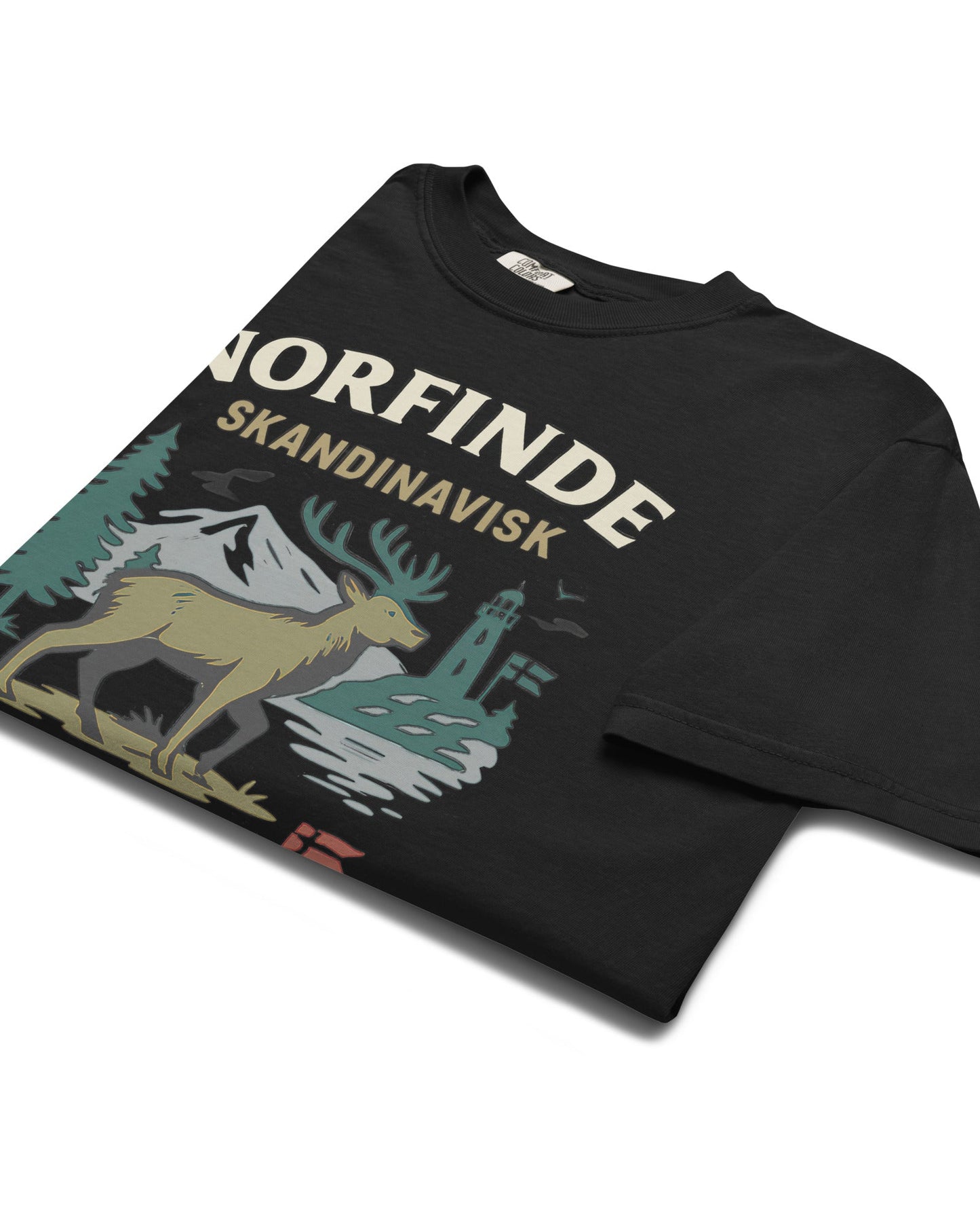 Scandinavian T-shirt – Heritage & Adventure, Black