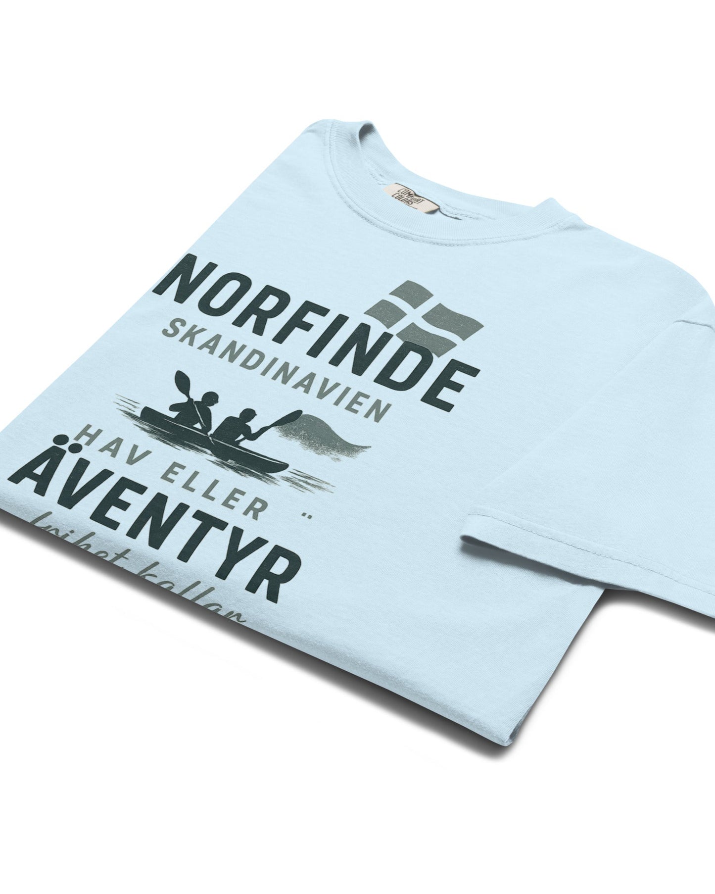 T-shirt – Mer ou Aventure : L'appel de la liberté, bleu clair