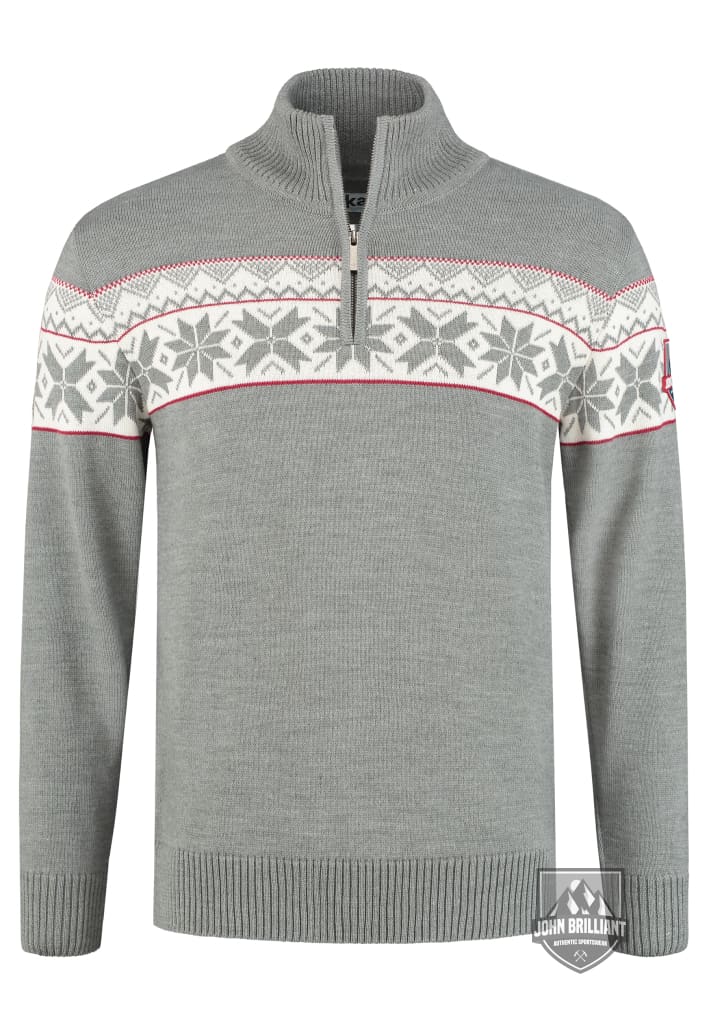 Buy online Premium Quality Norwegian Mens Pullover Ullgenser, Grey - John Brilliant