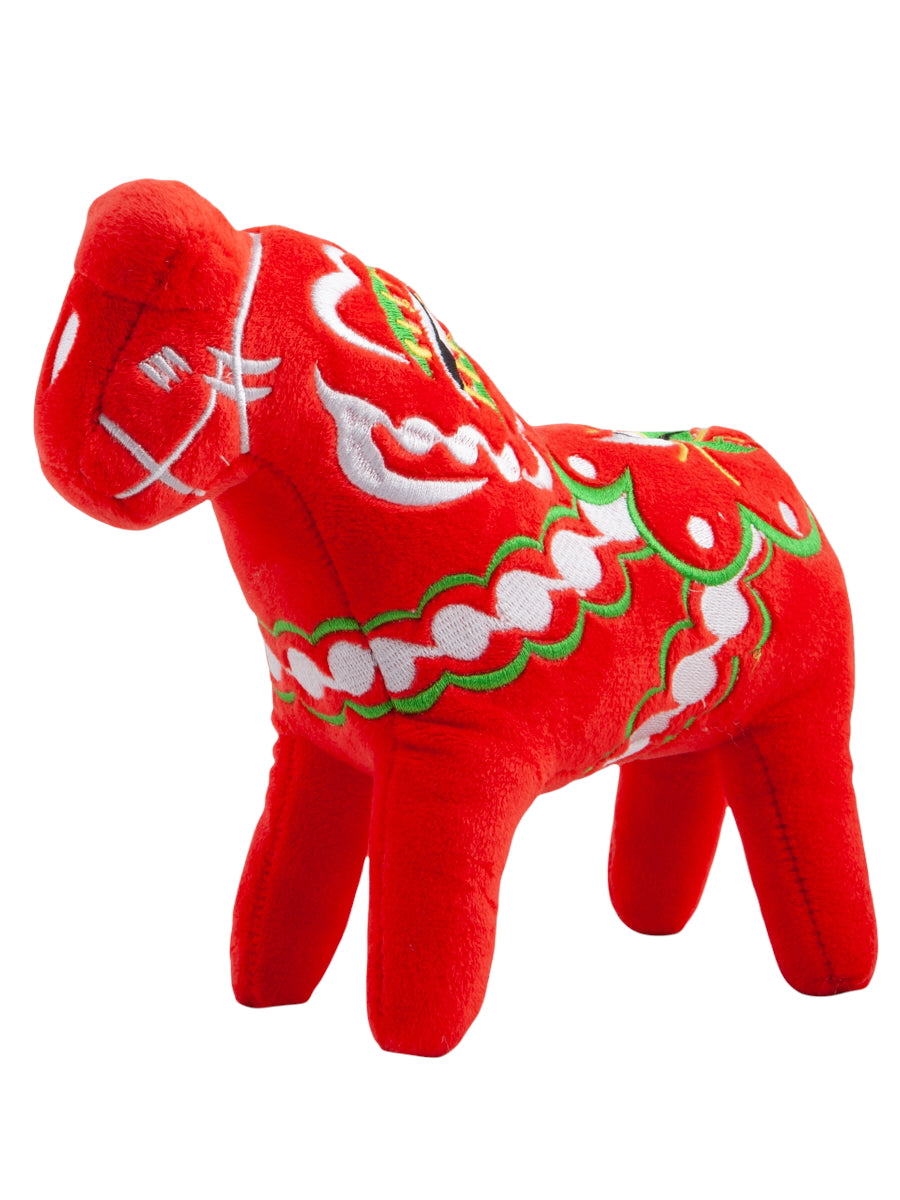 Mjuk Dalahäst Röd 20 cm | Svensk Kurbits Plyschfigur