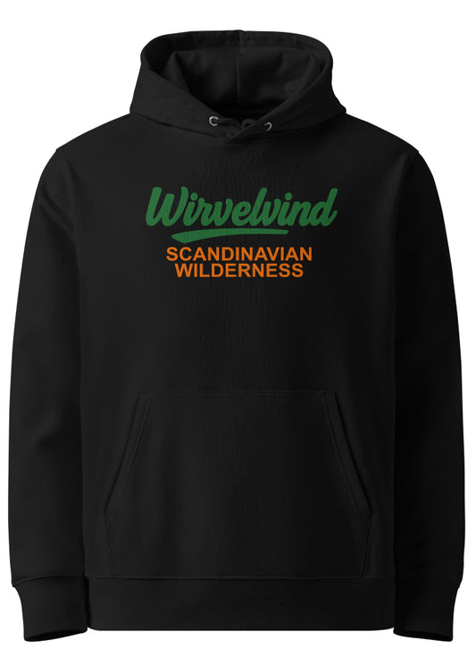 Ekologisk Hoodie – Skandinavisk Wilderness, Svart