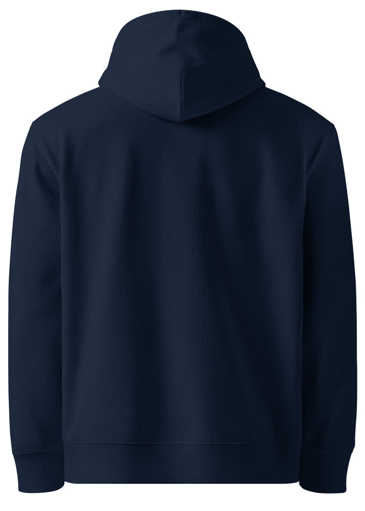 Ekologisk Hoodie Äventyr Herr | Wirvelvind Skandinavien mörkblå