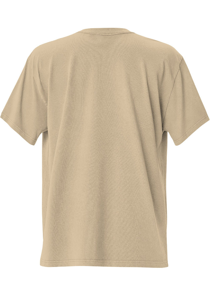 Faded T-shirt i khaki med Wirvelvind fjäll- och vandringstryck