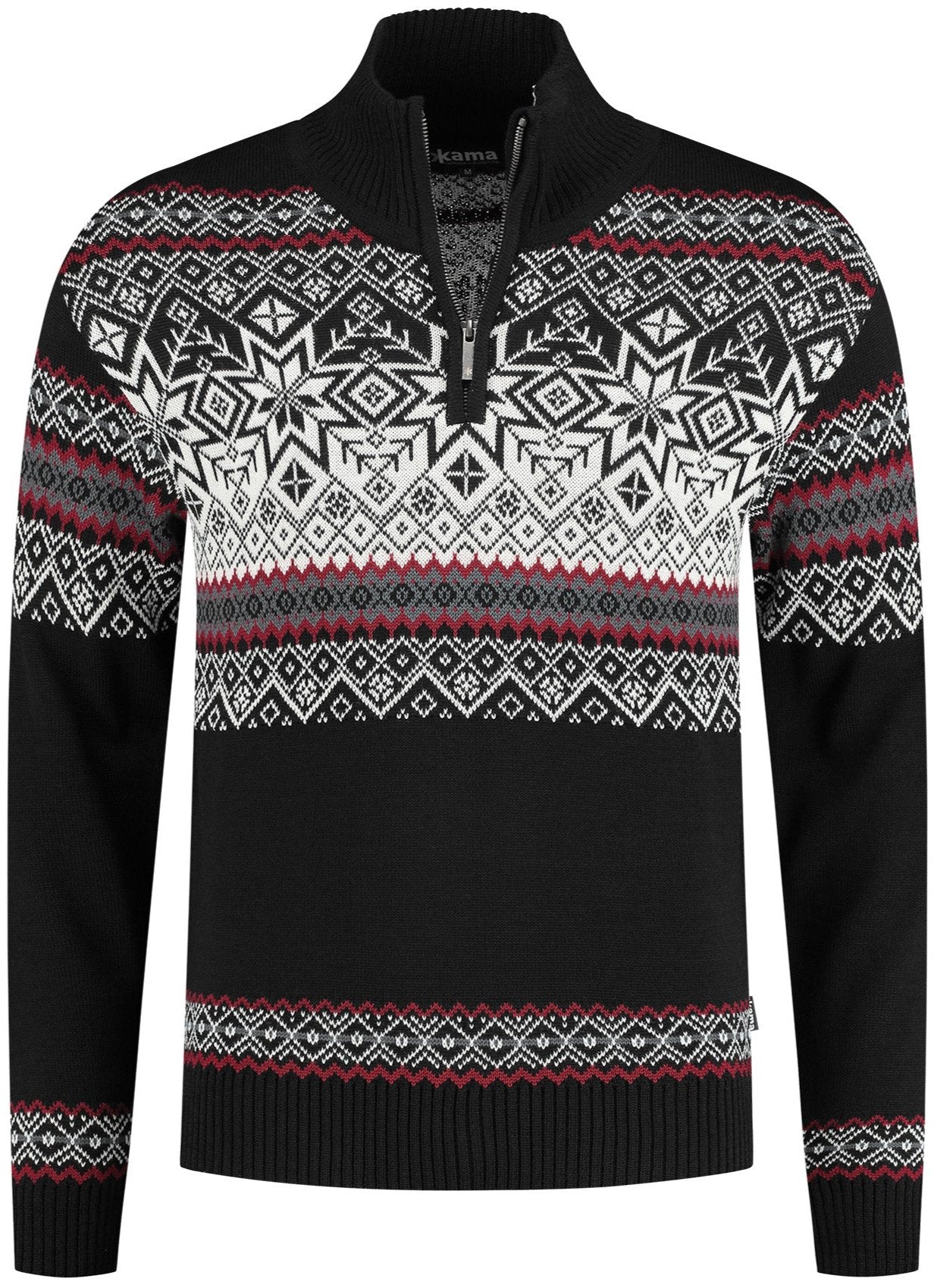 Pullover Merino Nordic, black