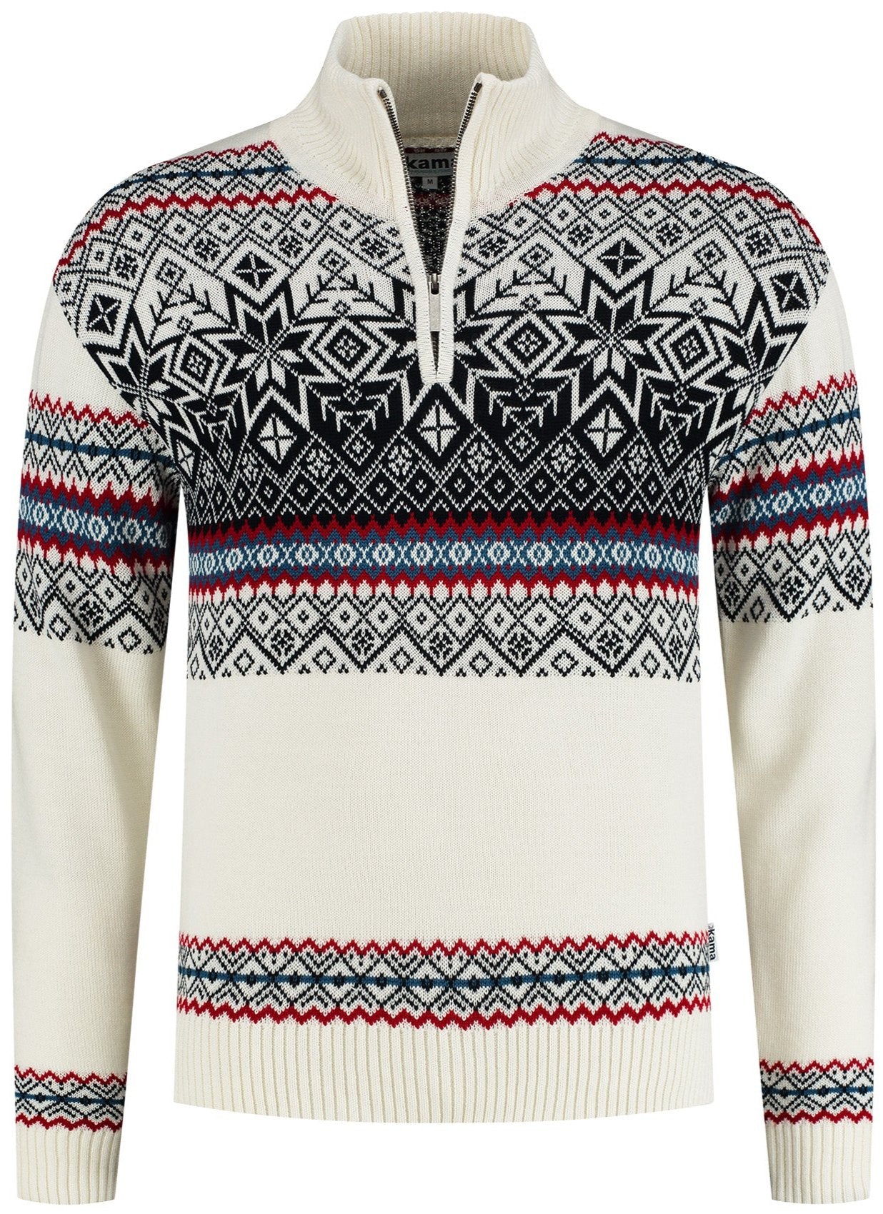 Pullover Merino Nordic, Off-White