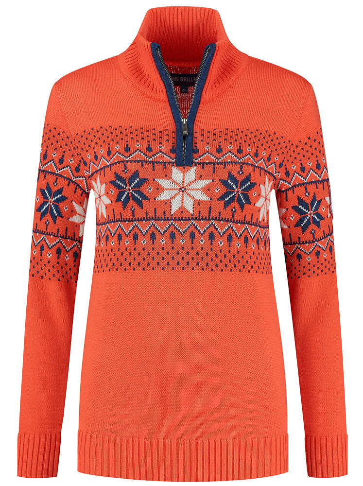 Nordic Damtröja Fargerik, Orange främre