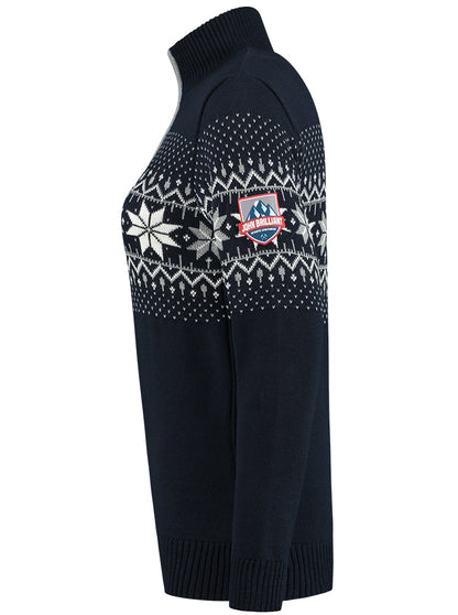 Nordic Damtröja Merino, Mörkblå sidovy