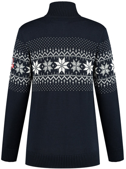 Nordic Damtröja Merino, Mörkblå tillbaka