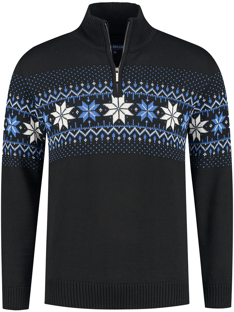 Nordic Herrtröja Merino, Svart främre