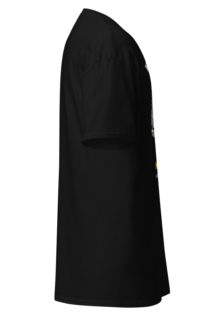 Svart t-shirt med Wirvelvind Nature Heritage-tryck-right