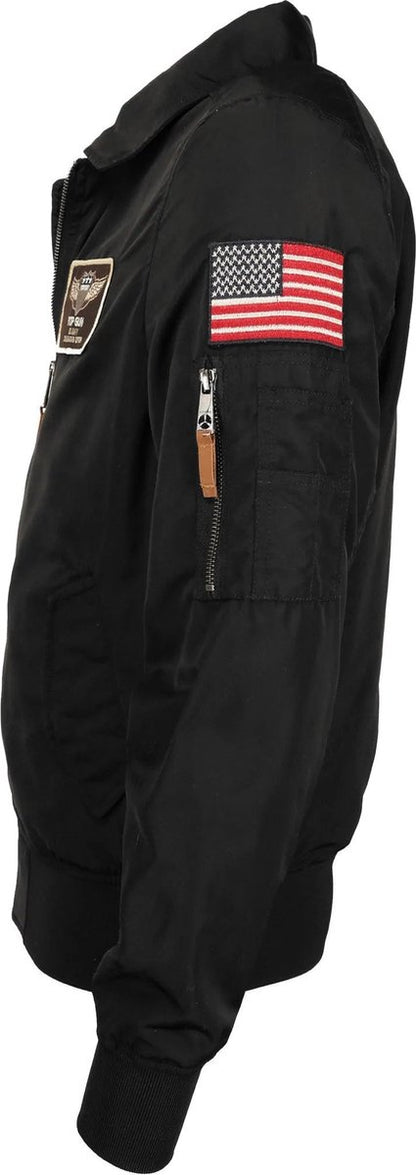 Wirvelvind Bomberjacka "T-Cruise" Svart