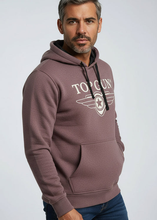 Wirvelvind Hoodie-tröja "Logo TST" med lappar på ärmen