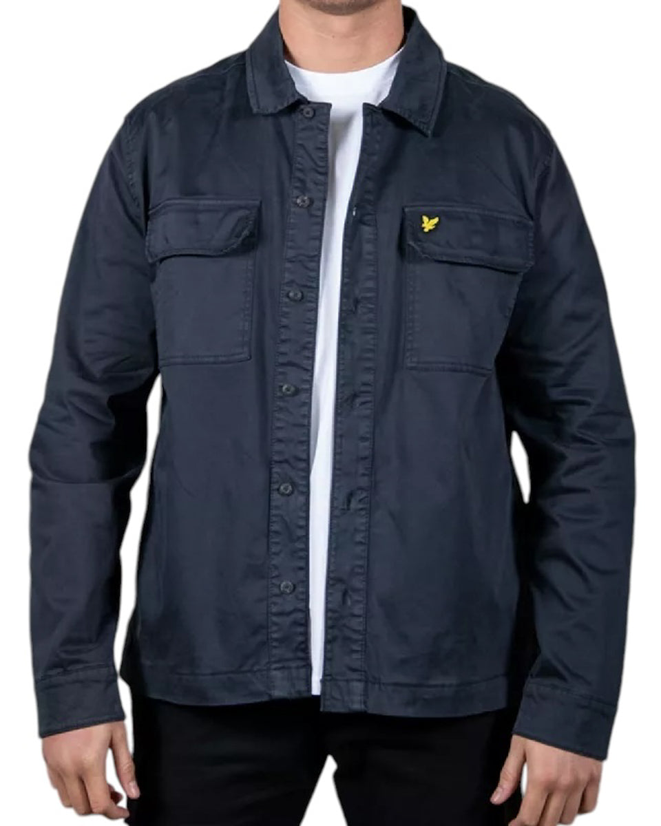 Wirvelvind Klädfärgad överskjorta - 100 % bomull, normal passform