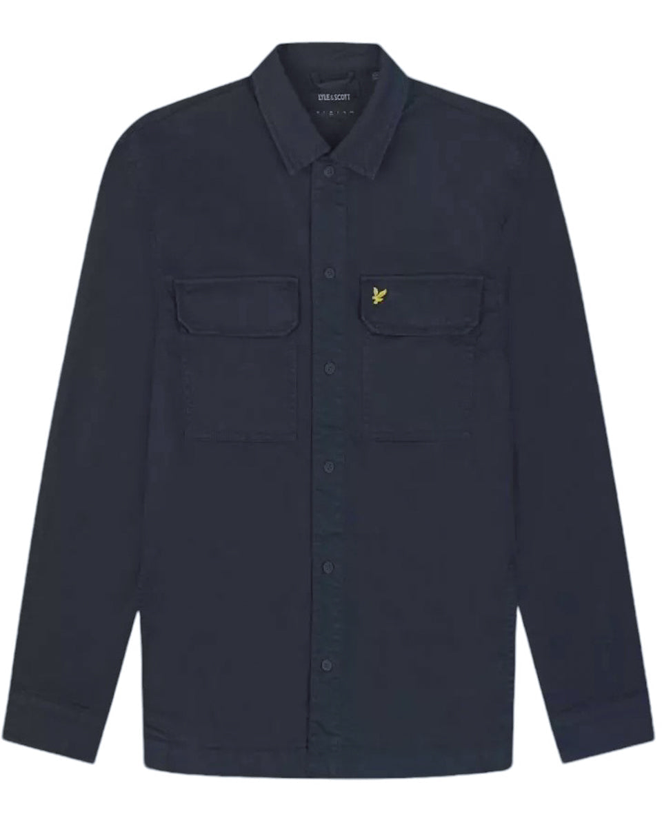 Wirvelvind Klädfärgad överskjorta - 100 % bomull, normal passform