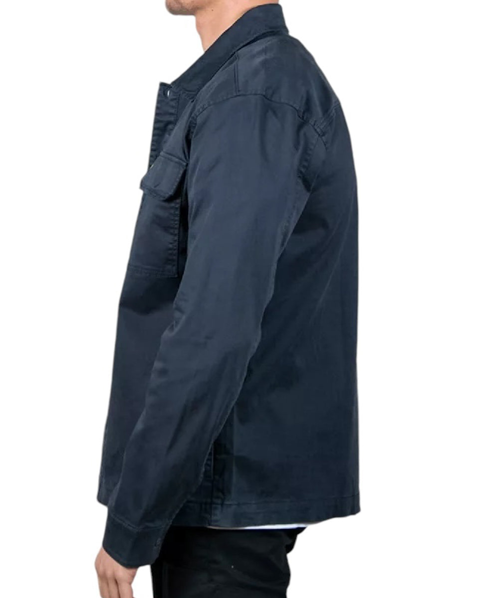 Wirvelvind Klädfärgad överskjorta - 100 % bomull, normal passform