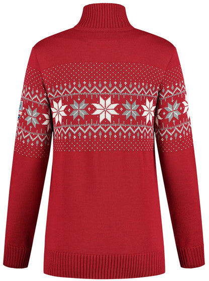 Wirvelvind Nordic Damtröja Merino, Röd