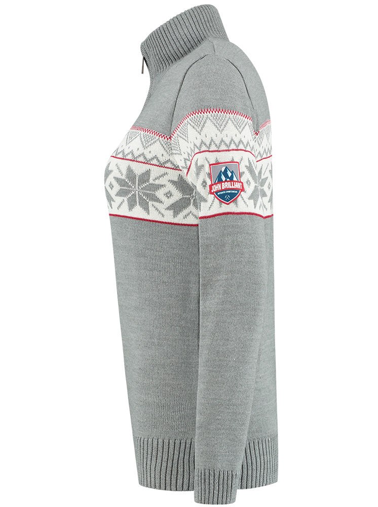 Wirvelvind Nordic Damtröja Sollefteå, Grå