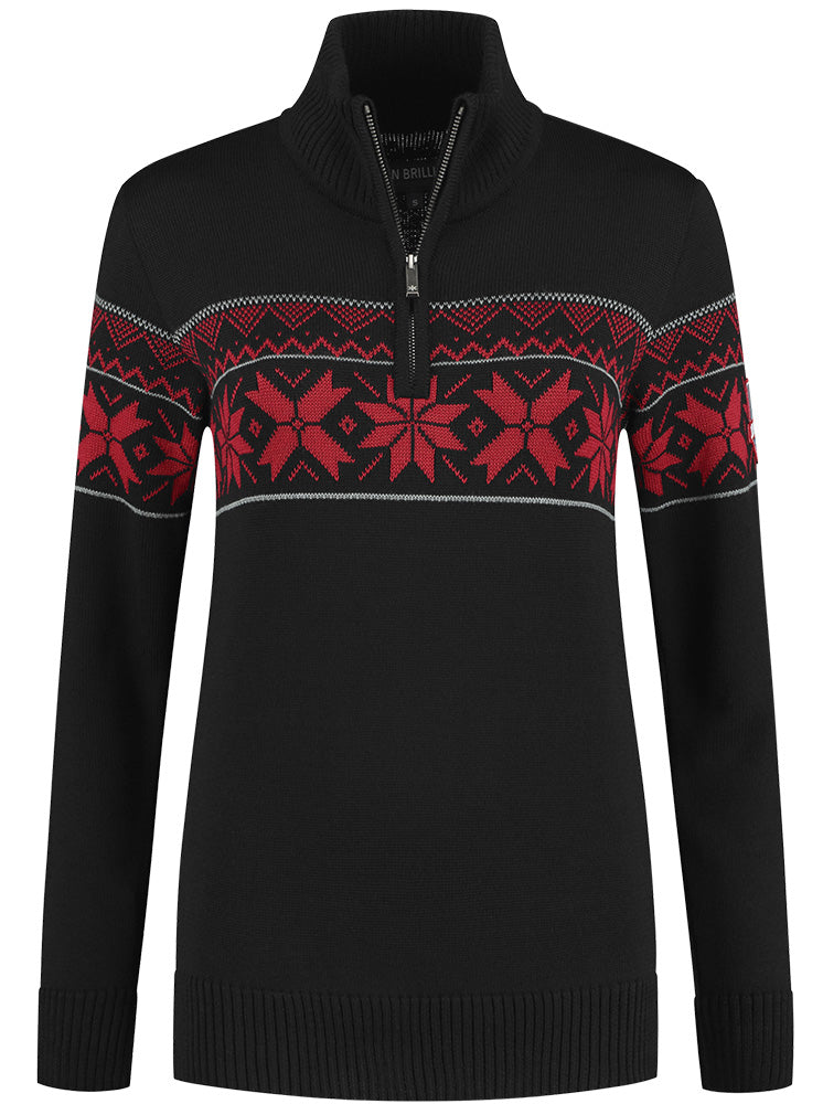 Wirvelvind Nordic Damtröja Ullgenser, Svart