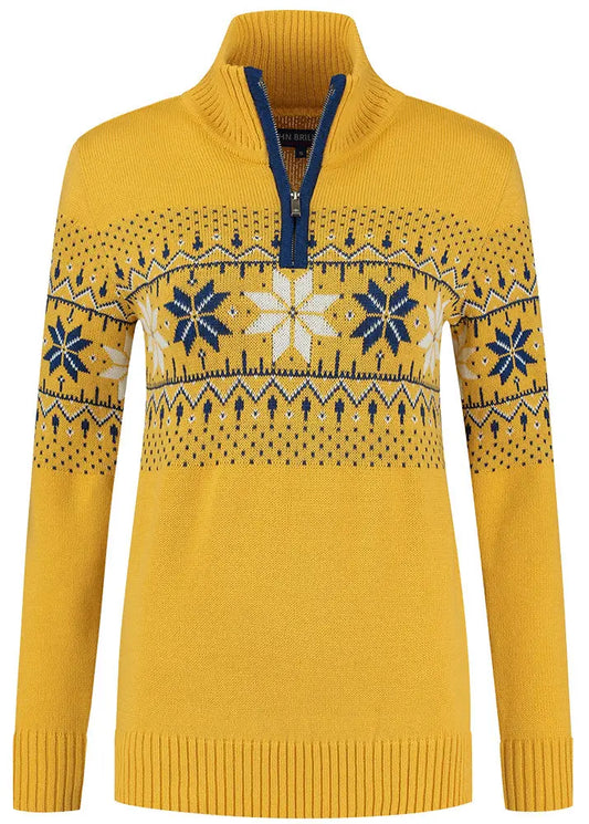 Wirvelvind Nordic Damtröja Ärtrik, Gul