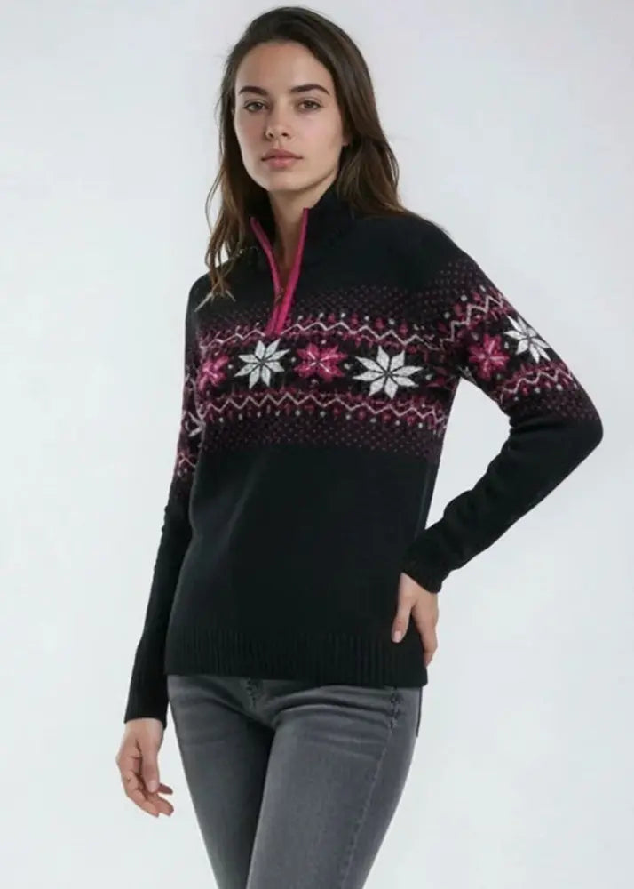 Wirvelvind Nordic Damtröja Ärtrik, Svart