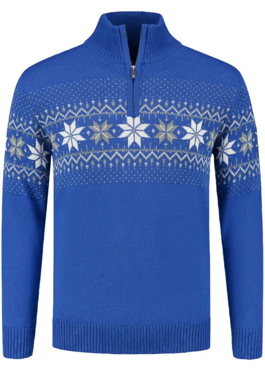 Wirvelvind Nordic Herrtröja Merino, Kobolt