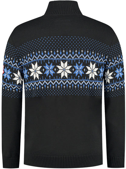 Wirvelvind Nordic Herrtröja Merino, Svart