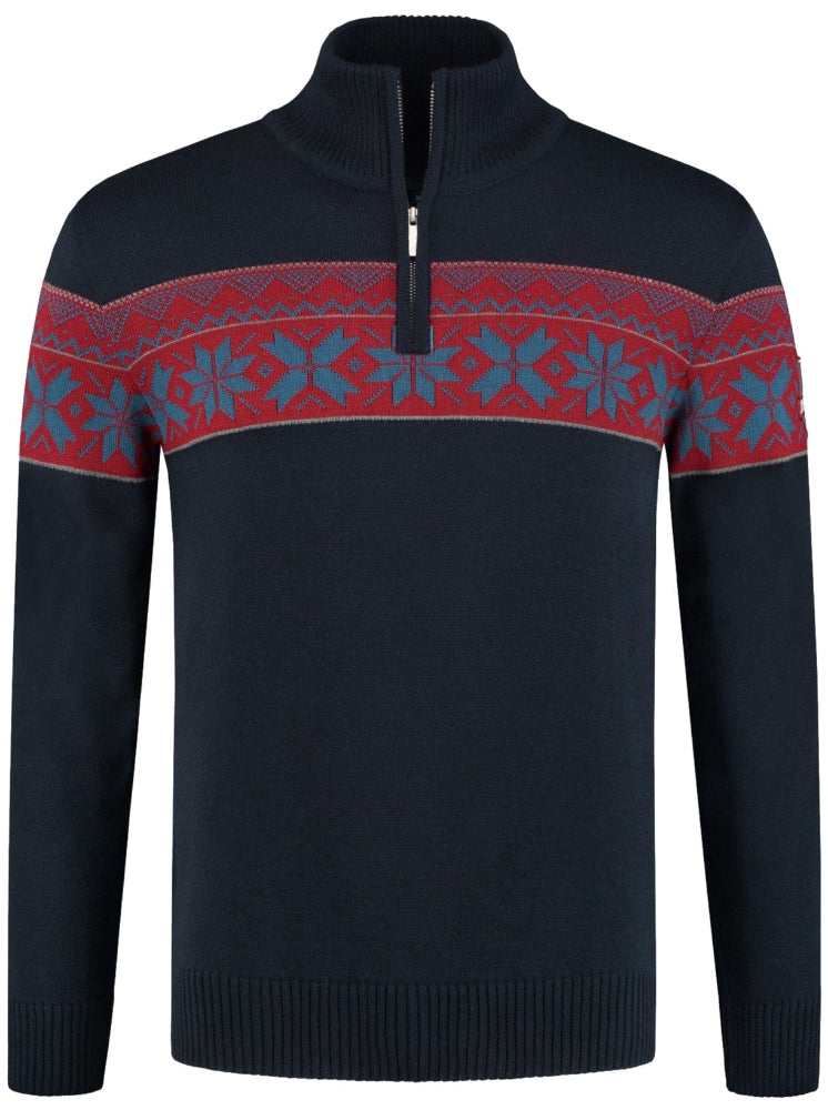 Wirvelvind Nordic Herrtröja Ullgenser, Mörkblå