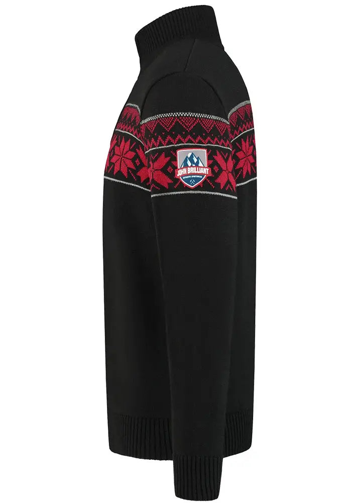 Wirvelvind Nordic Herrtröja Ullgenser, Svart