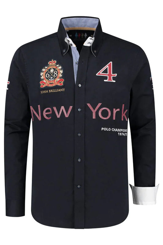 Wirvelvind Polosport New York Shirt (Mörkblå)