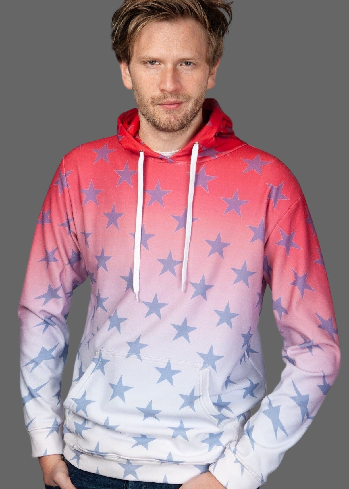 Wirvelvind Stjärnor Huvtröja