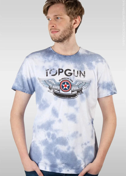 Wirvelvind T-Shirt "American Icon" kamouflage, marinblå