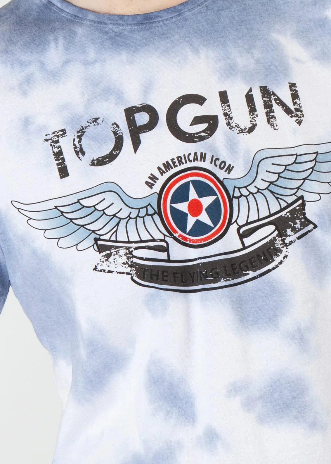 Wirvelvind T-Shirt "American Icon" kamouflage, marinblå