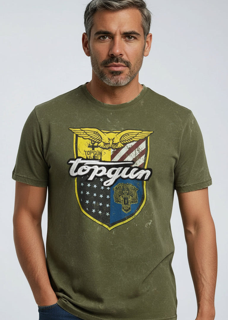 Wirvelvind T-shirt “Insignia” grön