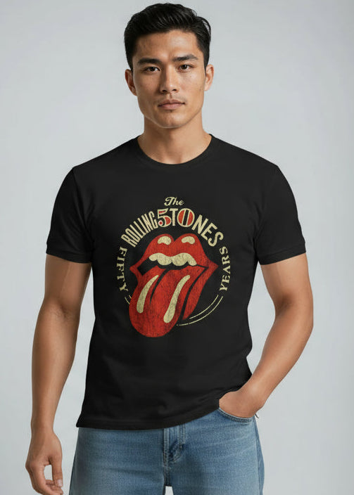 Wirvelvind T-shirt The Rolling Stones svart