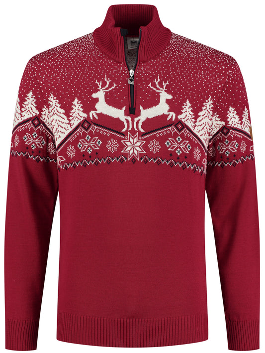 Pullover "Reindeer" Red