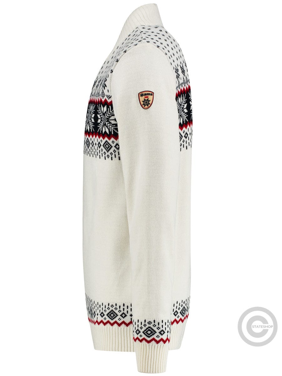 Knitted sweater Windstopper®, off-White