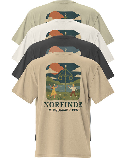 T-shirt – Midsummer Fest Celebration (Oversized Faded Edition)