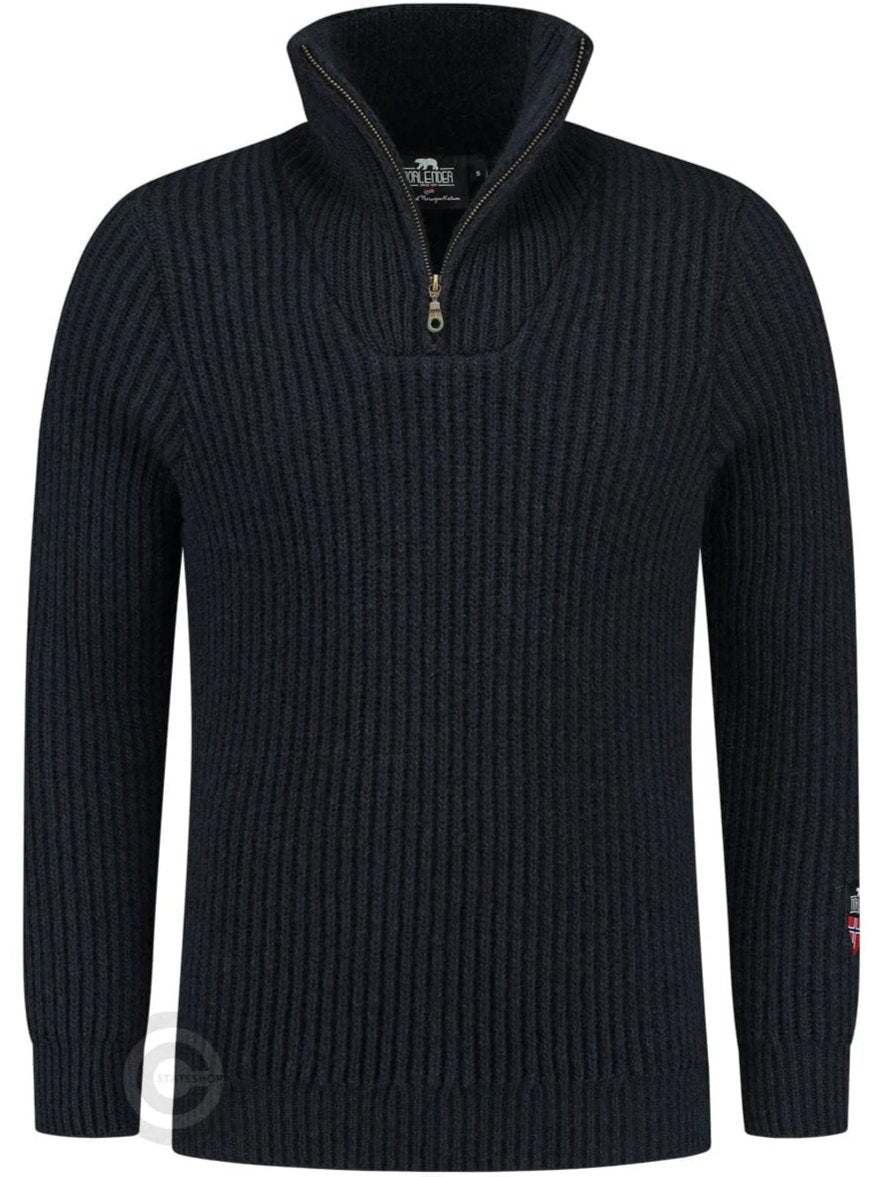 Hard wearing rib sweater, darkblue