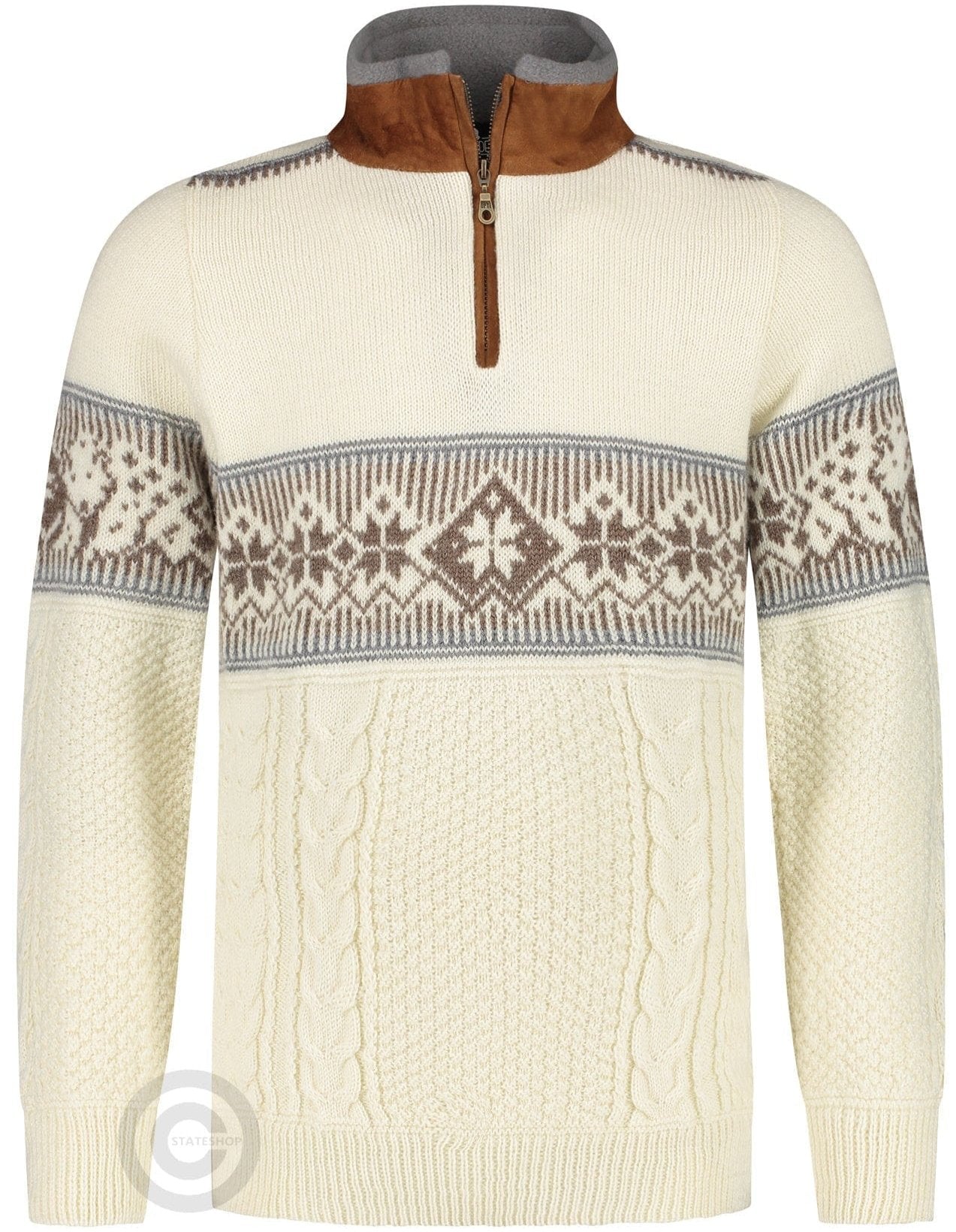 Nordic Polar Pullover, cremeweiß