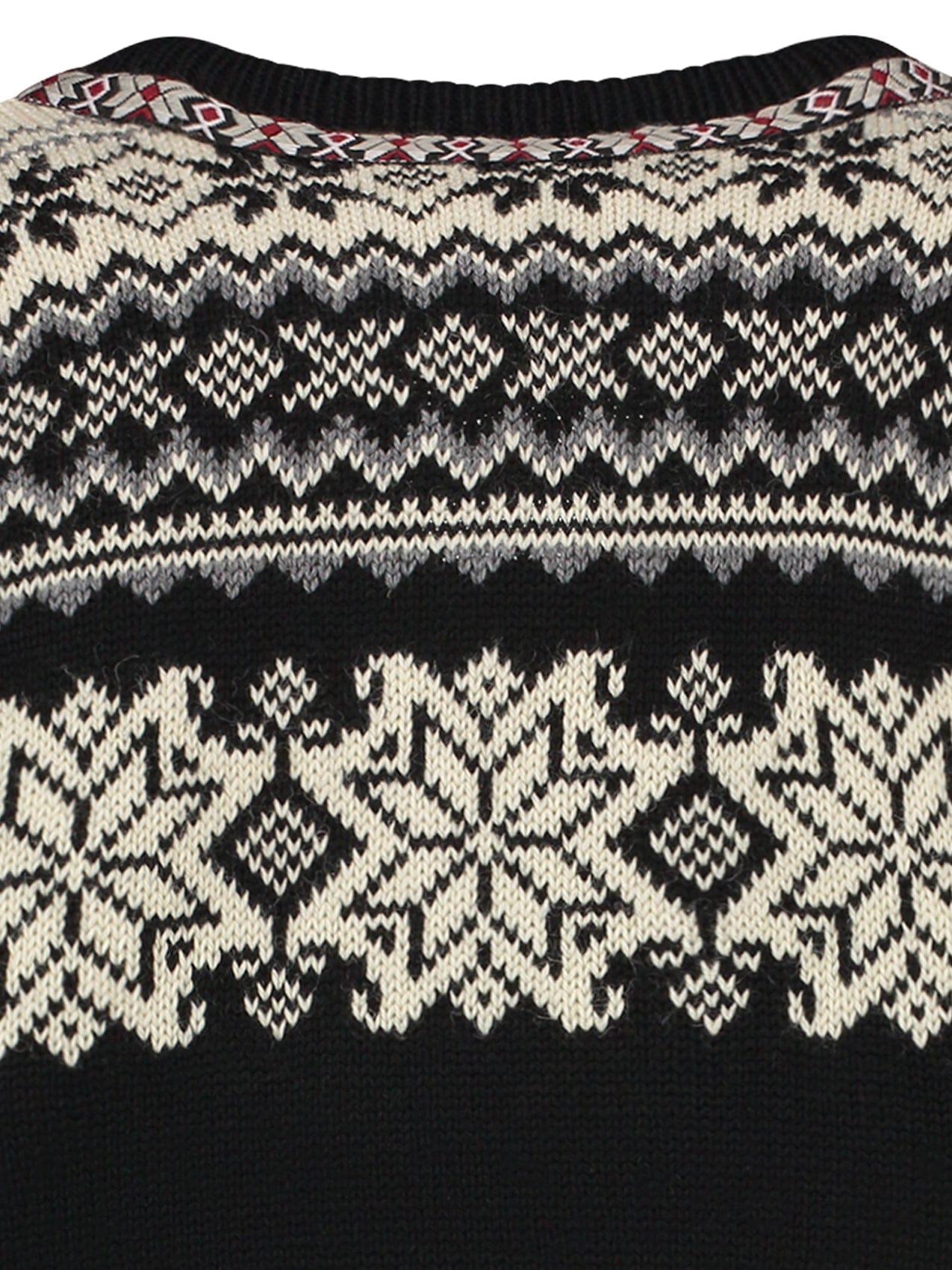 Cardigan norvégien rétro, noir